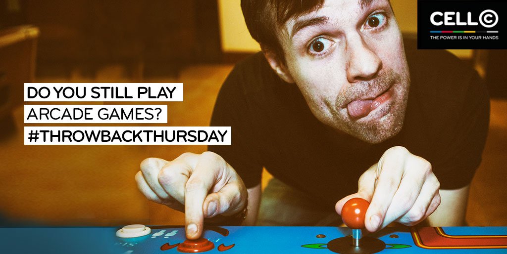 CellC's tweet image. Which arcade games were you best at? #ThrowbackThursday