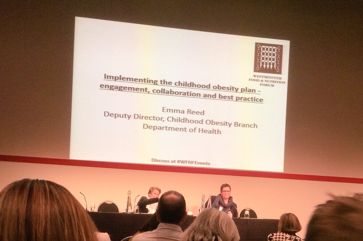 AzminaNutrition's tweet photo. #EmmaReed #DH "currently reviewing nutrient profile model and this will change food being advertised to #children". #WFNFEVENTS #obesity https://t.co/EiAVVgKHFA