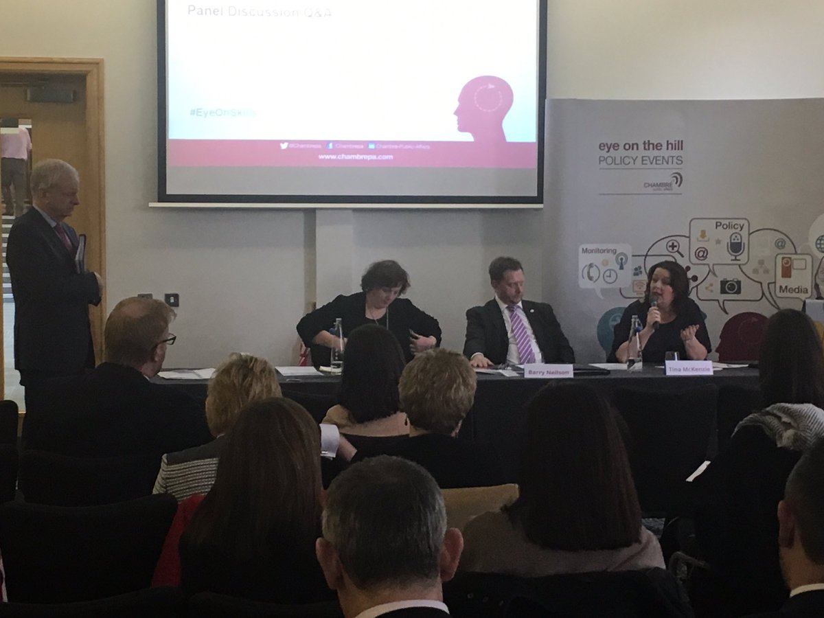 WillChambre's tweet photo. Great contribution to NI #skills debate by all who participated in @chambrepa #EyeOnSkills -big thx to @PeoplePlusNI @tinamckenz for support https://t.co/K8lol531KH