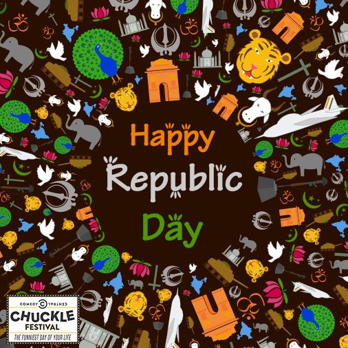 ccchucklefest's tweet photo. Chuckle wishes you a very happy Republic Day https://t.co/gcrNWtc2Bw