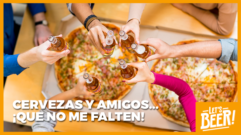 letsbeer_es's tweet photo. Puedes comer pizza, bocatas, spaguettis...¡pero no puedes pasar sin tus amigos y tus cervezas! https://t.co/JTrMU6FUMu