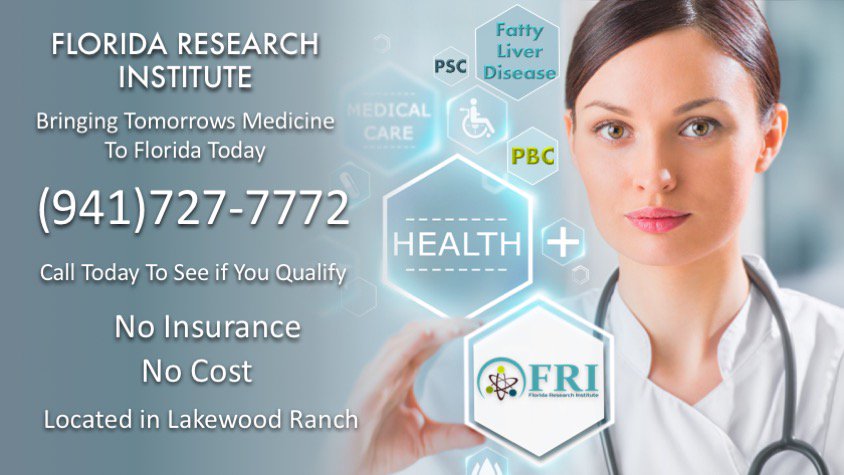 Are you interested in participating in clinical research? Call our office to pre-screen at 941-727-7772, and see if you qualify!