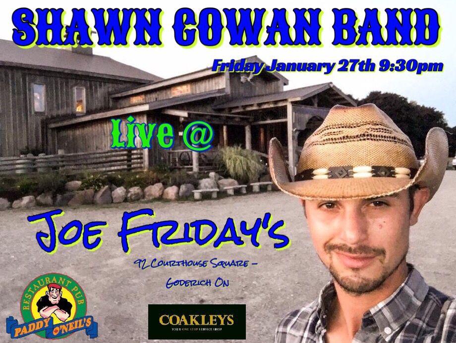 Our next show is Friday in Goderich!! I'm really looking forward to seeing some old friends and making new ones #canadiancountrymusic