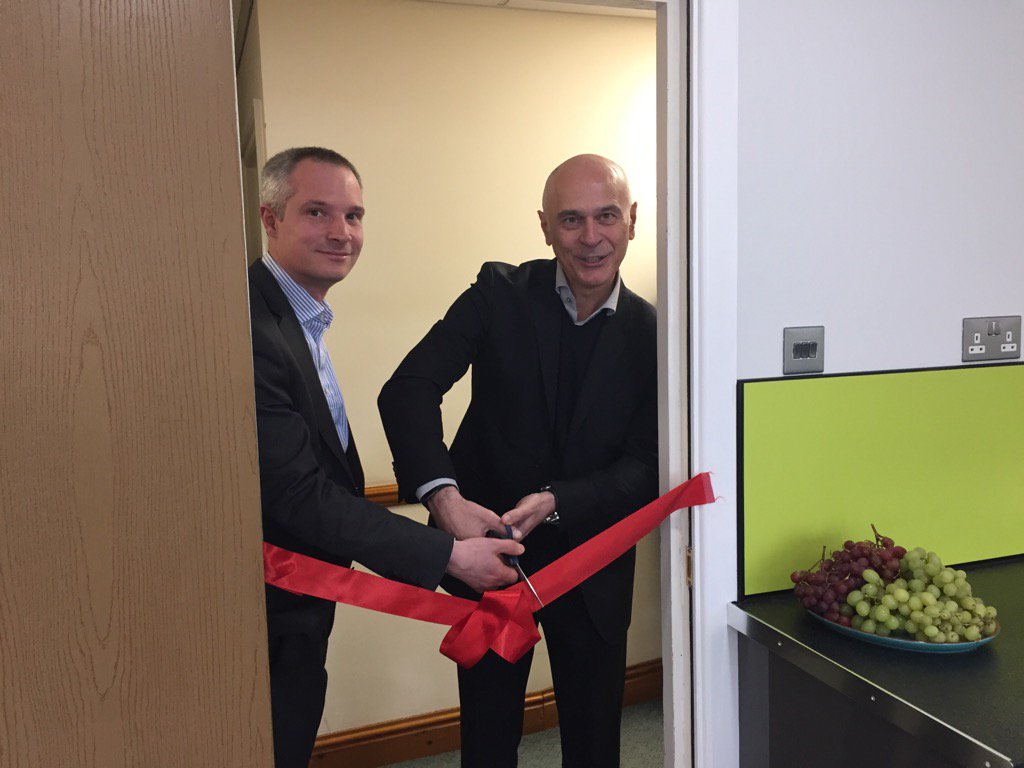 The new kitchen and leisure area officially opened today by Jesus Gonzales
