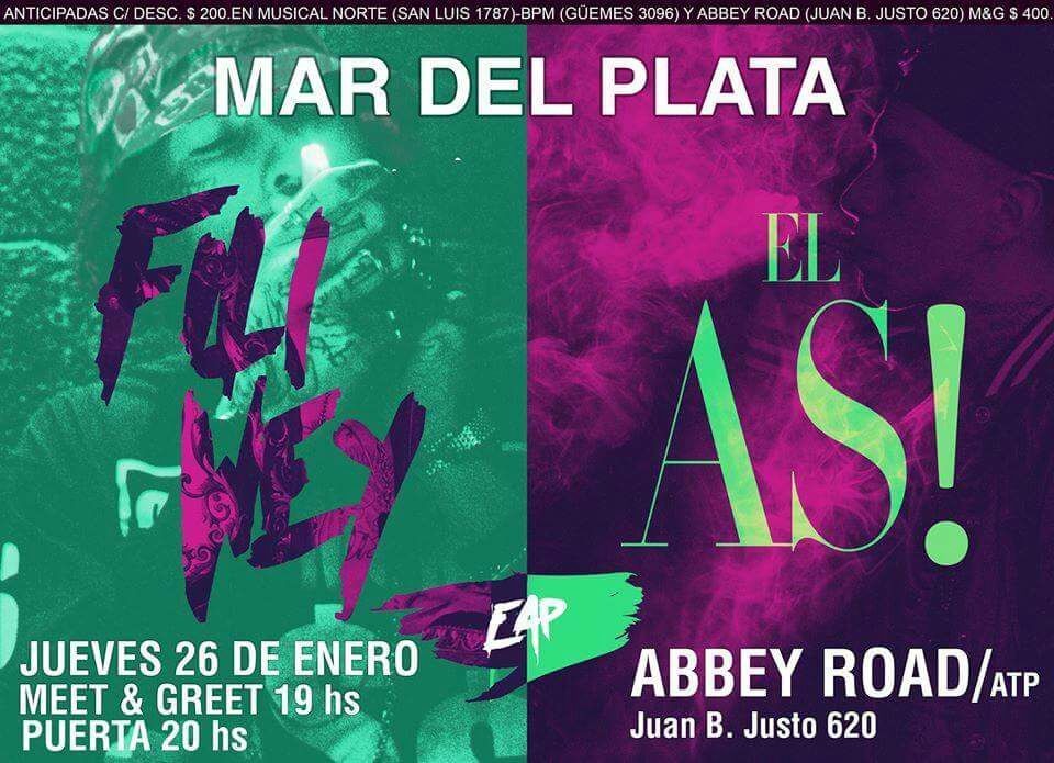 Hoy esta por primera vez todo E.A.P. juntos en #MardelPlata. No pueden perderse esto!!!