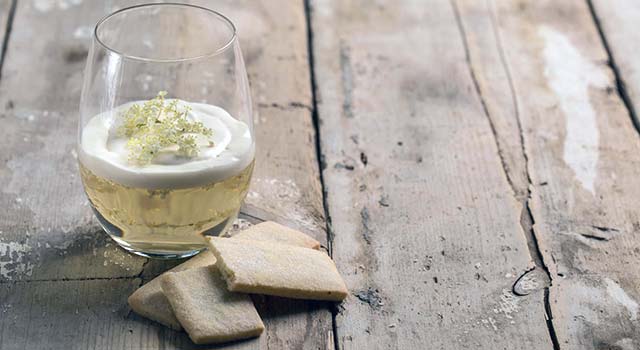 Champagne and shortbread, who would have thought. #SpruceWoodBrand