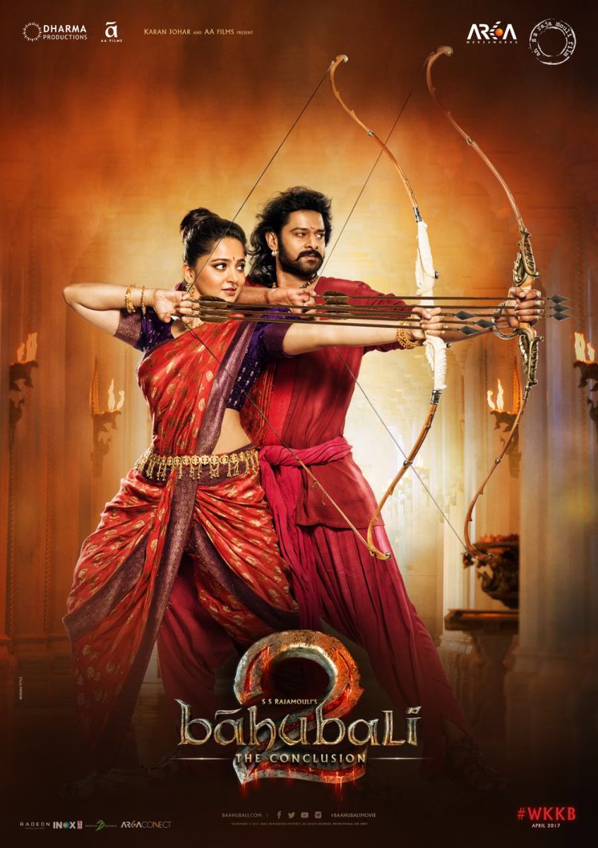 taran_adarsh's tweet photo. This film will be a RECORD SMASHER... Expected to set new BENCHMARKS... #Bahubali2 poster. https://t.co/WL7BDdOQP5