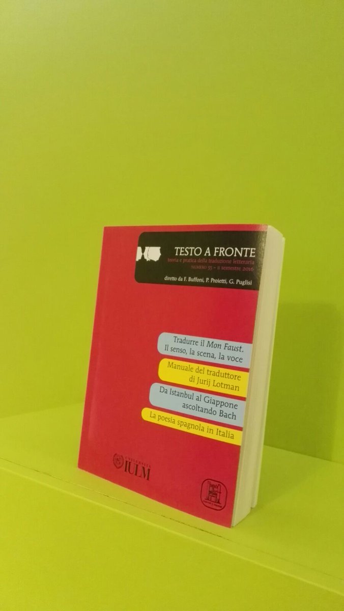 Marcoseditore's tweet photo. Sugli scaffali delle librerie da oggi potrete trovare #Testoafronte con recensioni segnalazioni e traduzioni https://t.co/hicbgqOSNN