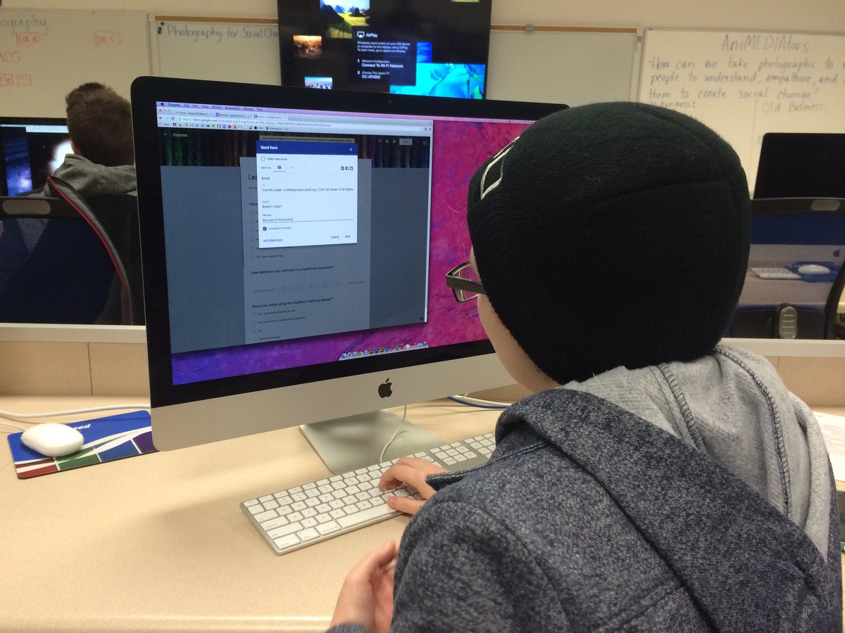 esaccanimation's tweet photo. How do u get responses to a survey (regarding using creative spaces) from HS students? Have a catchy, but related subject: "Bored in class?" https://t.co/l4iwAsiFMs