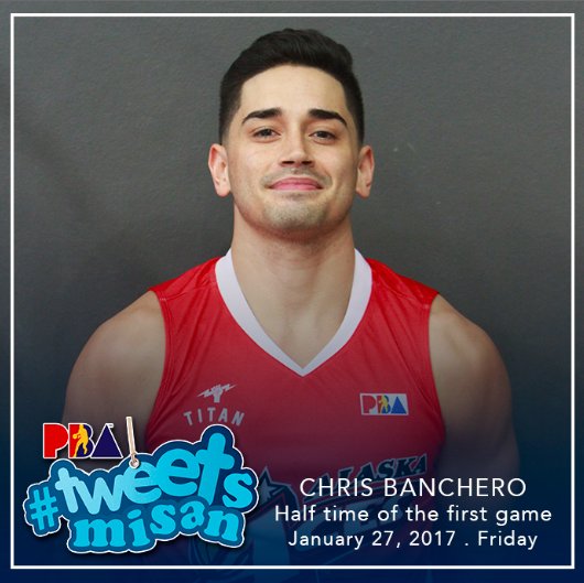 Get to know <a href="/Alaska_Aces/">Alaska Aces</a>' <a href="/ChrisBanchero/">Chris Banchero</a> as he takes over <a href="/pbaconnect/">PBA</a> for #PBATweetsmisan, FRIDAY at the half of the 1st game! #WeArePBA