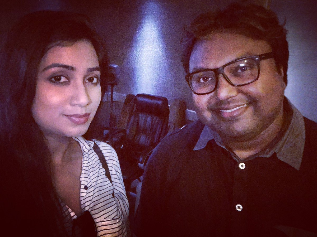 **New Click**
#MelodyQueen  @shreyaghoshal has recorded song for an upcoming movie #GeminiganesanumSurulirajanum 
Music by @immancomposer