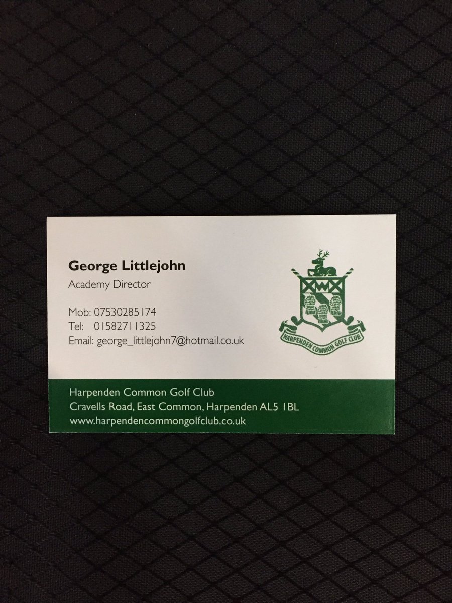 New business cards have arrived 👌🏻 <a href="/HarpendenCommon/">Harpenden Common GC</a> thank you very much <a href="/cleregolf/">Clere Golf</a> #greatjob