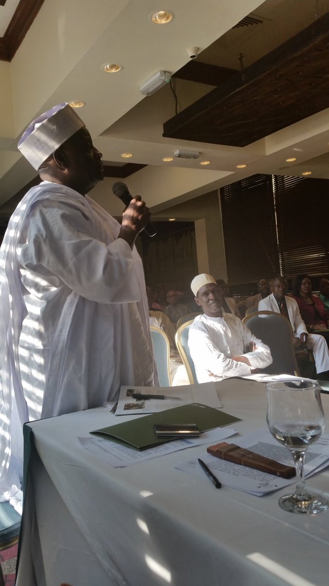 JacobMaxRoss's tweet photo. His Excellency Hon Commissioner Educ'n Borno State asks "How to sustain achievements &amp; success stories of @ESSPINUKAID ?" @DFID_Education https://t.co/epyB1h39Ox
