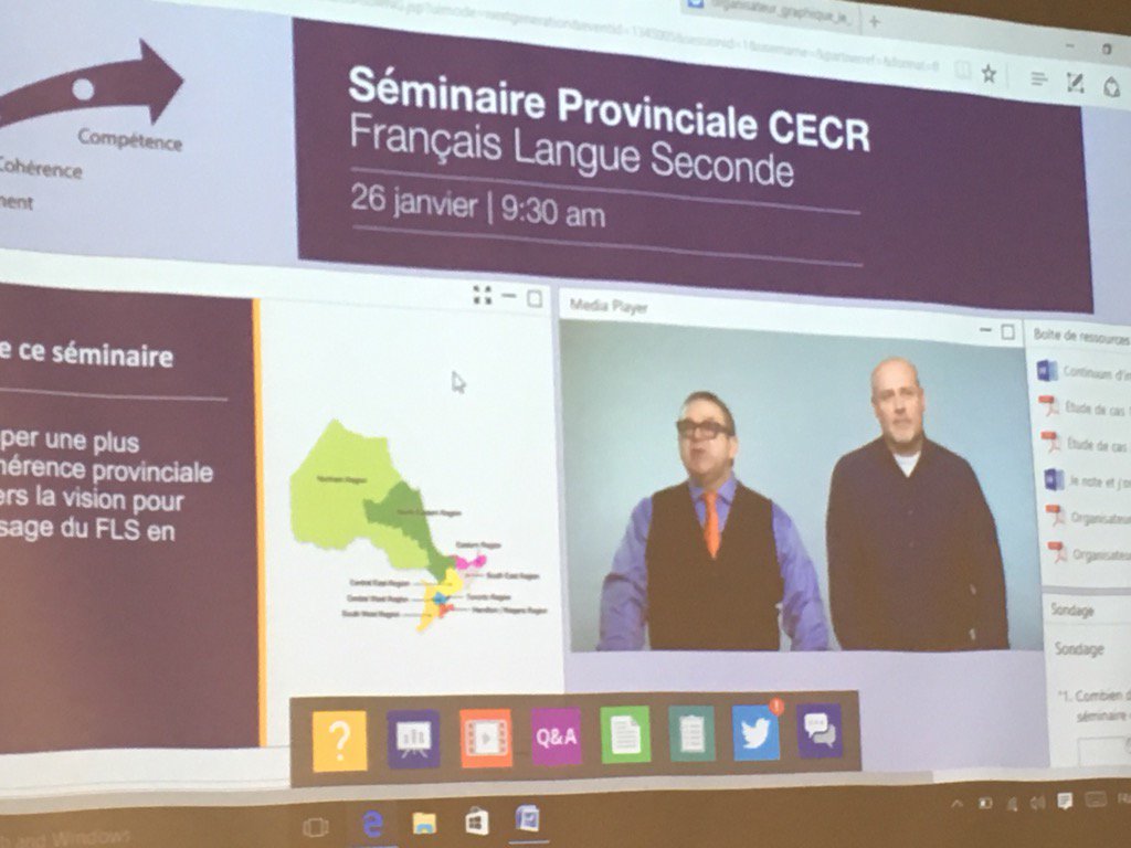 On partage nos connaissances du CECR! #ocdsb #FLSCoach