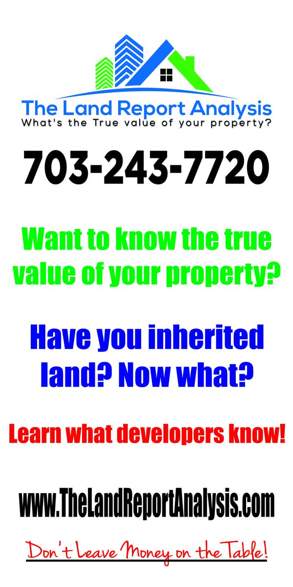 devlandguru's tweet image. First person to send us picture of our Propery Sign will get $50visacard, tag us on your post! #thelandreportanalysis #fairfaxcty