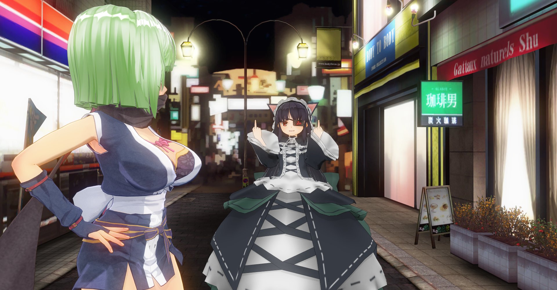 るの夫 カグラの奈落さんっぽいメイドできた W Cm3d2 カスタムメイド3d2 T Co Byde0fir2w Twitter