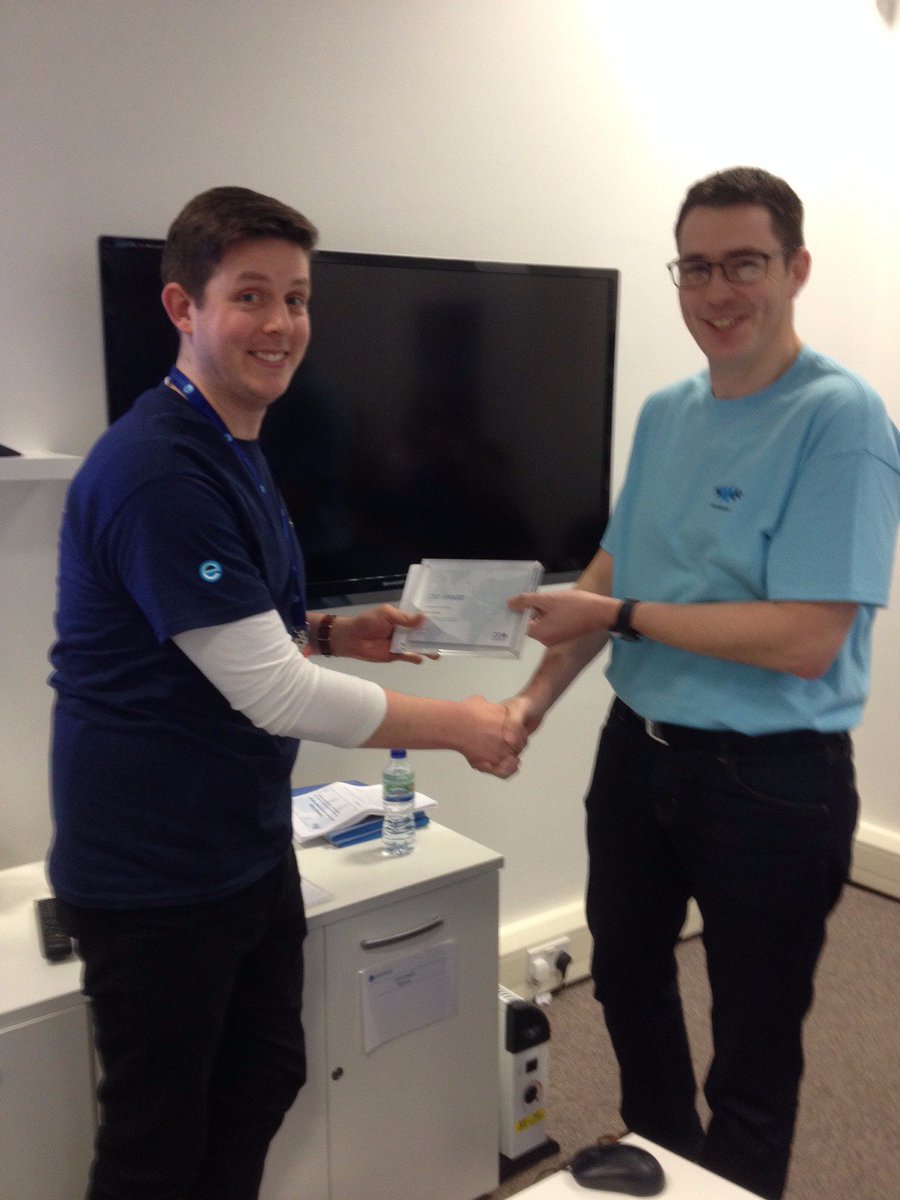 WeAreOneElement's tweet photo. Don't worry James, I didn't forget about your CEO Award too #congratulations 🏆

#oneelement #elementwarwick https://t.co/o73T39R4TL