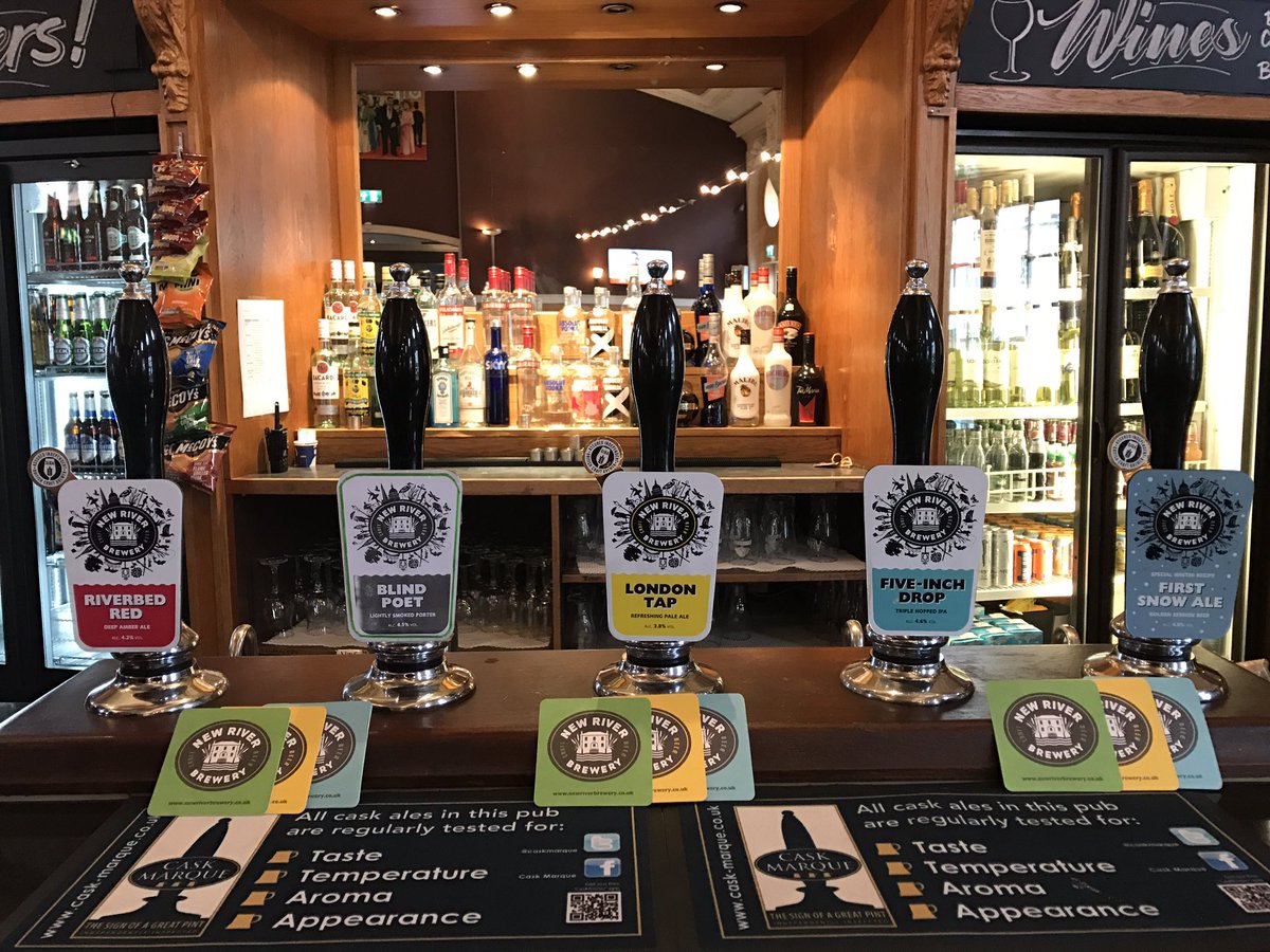 NOTINUSE_PP's tweet photo. A fantastic line up ready for tonight @newriverbrewery 8pm starting. #ale #beer #cask @CAMRAenfield https://t.co/Er9GbUIlBJ