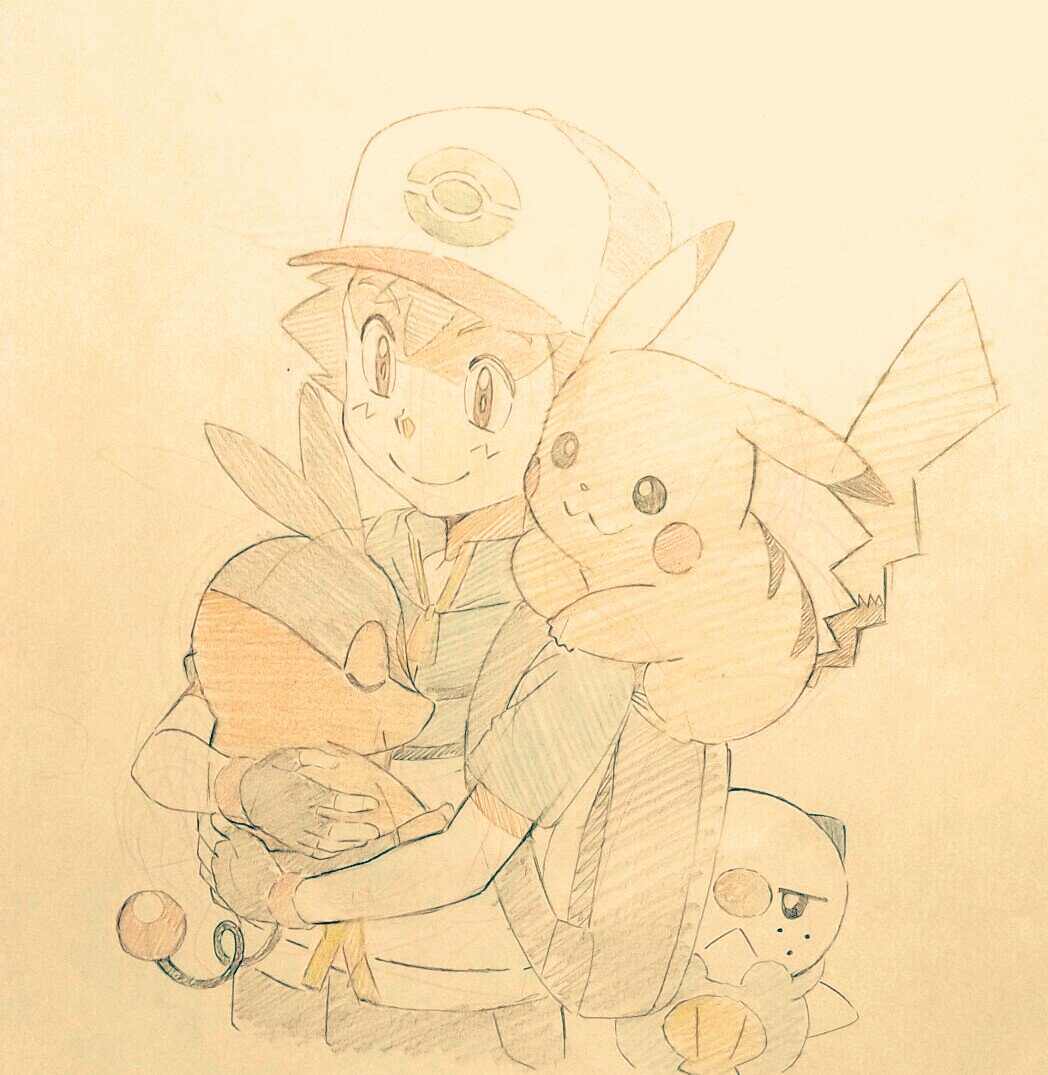 篠原 隆 仕事の空き間が１時間くらいあったので仕事ではない絵を描きました ポケットモンスターベストウイッシュ第４話 バトルクラブ 謎のポケモン現る は私が初めて作画監督させていただいた話です T Co Nwtxumml6z Twitter