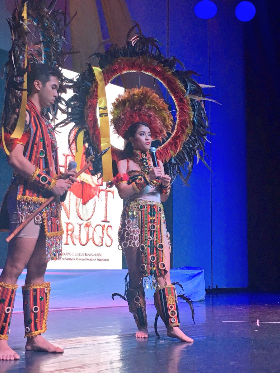 USTMED_TERPS's tweet photo. Our very own Terpshie, Graz Millare representing 2C in tonight's competition. #TMA2016 #OneTwoTerps https://t.co/ufxp5r6bkZ