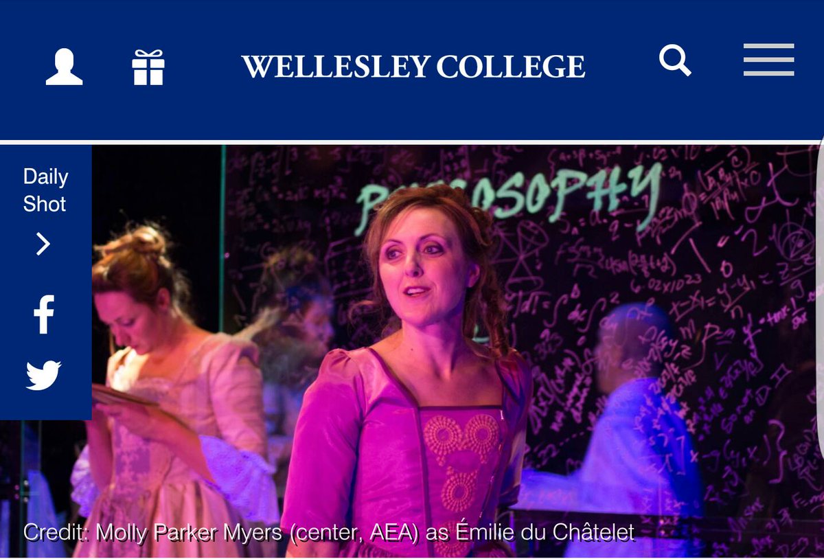 WC_Theatre's tweet photo. Thanks for the great story @wellesleycollege! https://t.co/aRqtCTjNFE #wellesleyrep #emilie https://t.co/FeZGh53qXm