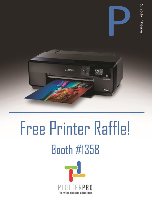 PlotterPRO's tweet photo. GUESS WHAT! We have another #raffle for #WPPI2017! See us at booth 1358 #wideformatprinting #professionalplotter #freeprinter #printing https://t.co/mDkS6fqBxk