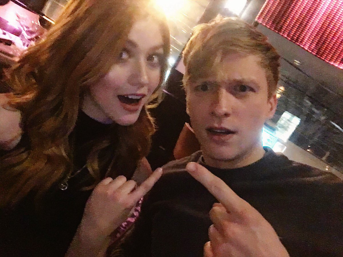 Kat_McNamara's tweet photo. Clary &amp; Sebastian... and so we finally meet... Welcome @WillTudor1! #ShadowhuntersSeason2 https://t.co/NpIzv20S5N