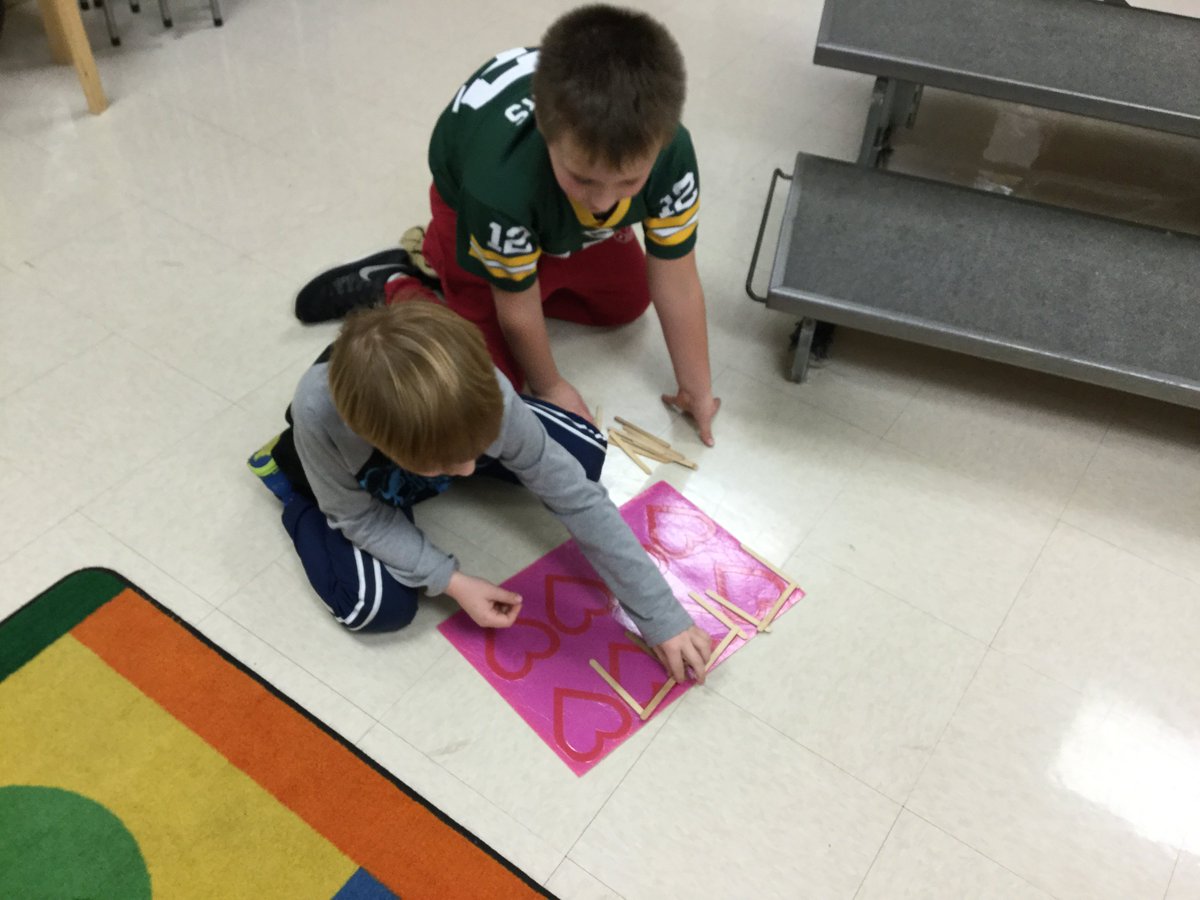 MrsRittberger's tweet photo. Writing rhythms with Popsicle sticks in 1st grade. https://t.co/8gPO7DMb5L
