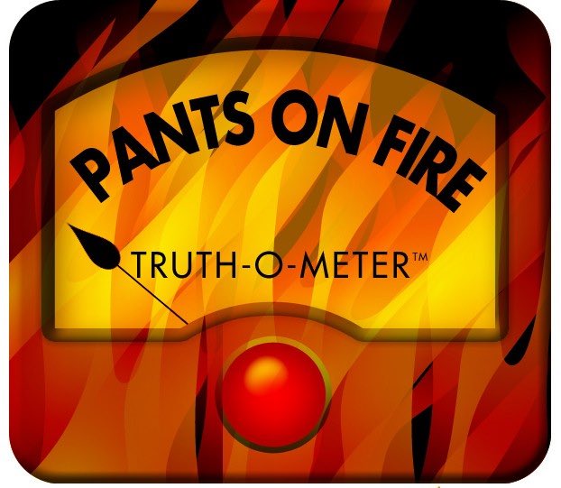 QuickBitsNews's tweet photo. @washingtonpost #truthometer #pleasestoplying https://t.co/MwujaL7iBy