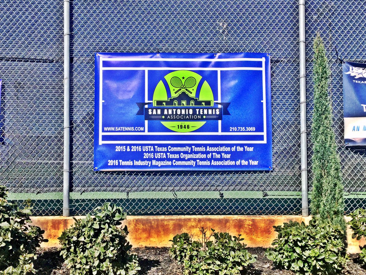 San Antonio Tennis (@satxtennis) on Twitter photo We have a new favorite banner @ McFarlin Tennis Center! Thank you 2 our tennis community 4 helping us grow the game! We have a new favorite banner @ McFarlin Tennis Center! Thank you 2 our tennis community 4 helping us grow the game!