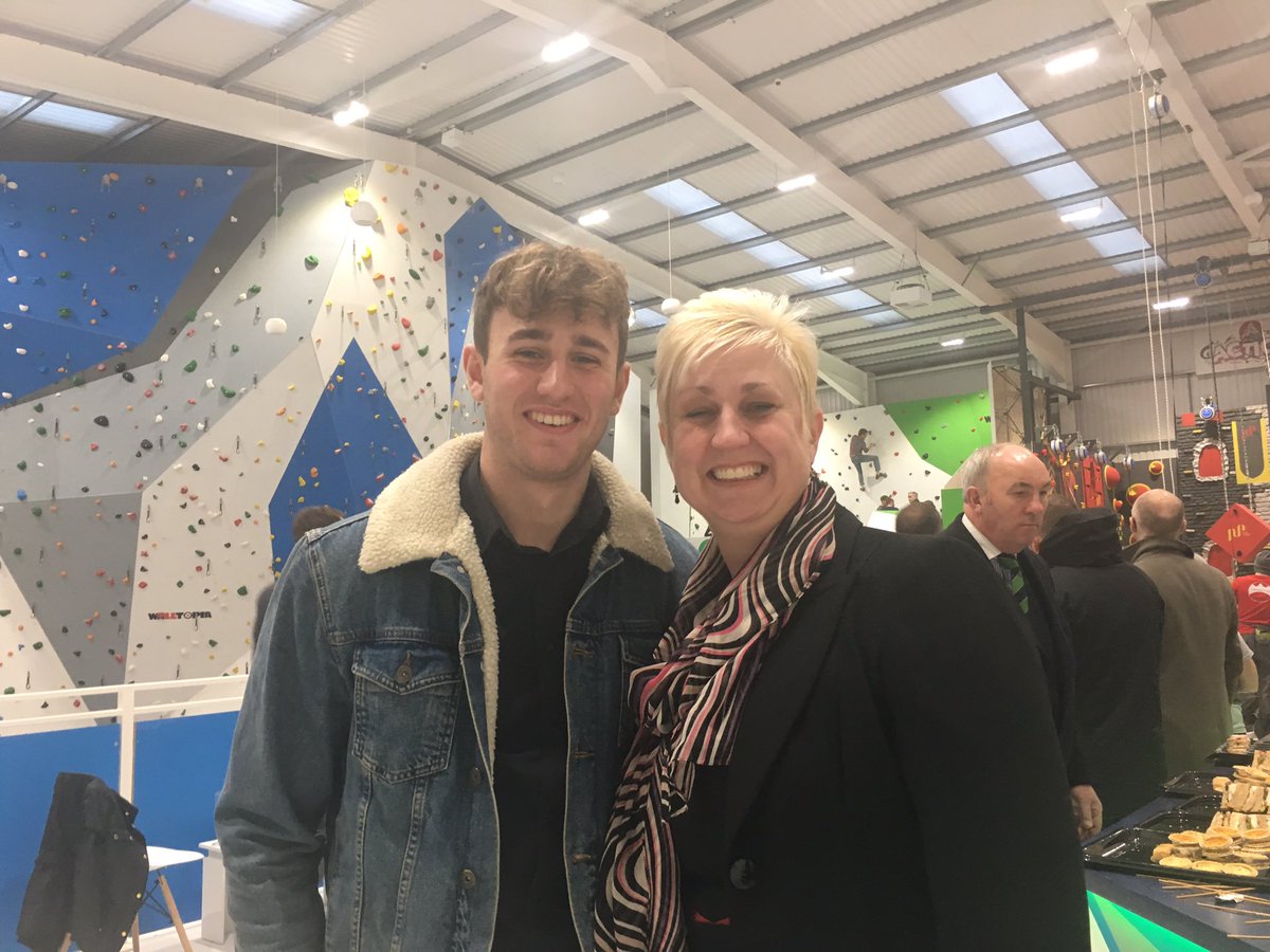 TweetUpShrews's tweet photo. Look who we bumped into @climbingthewall today @MOMCLTD &amp; gorgeous Henry. #networking #ctwvip https://t.co/fOzAhAXGE4