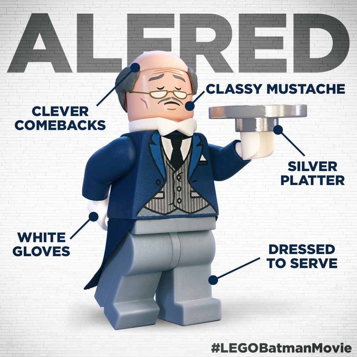 LEGOBatmanMovie's tweet image. He lives to serve. #LEGOBatmanMovie