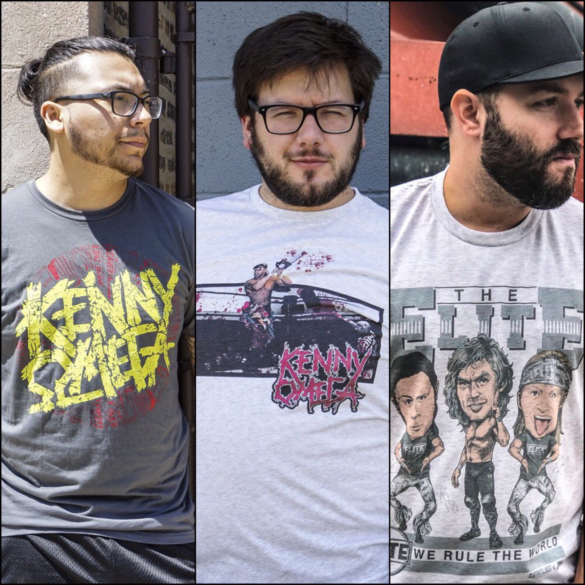 Clotheslined's tweet image. Clean Up with a @KennyOmegamanX tee from Clotheslined! 

LINKS: clotheslined.com - prowrestlingtees.com/clotheslined