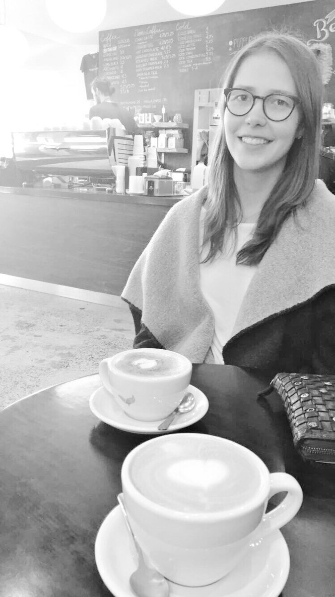 teamBRAJ's tweet photo. 3yr international student Maren Steinkemper loves @transcendcoffee atmosphere and chai lattes! #BCSC202B #TeamBRAJ #☕️ #favwateringhole https://t.co/klrclFjSFg