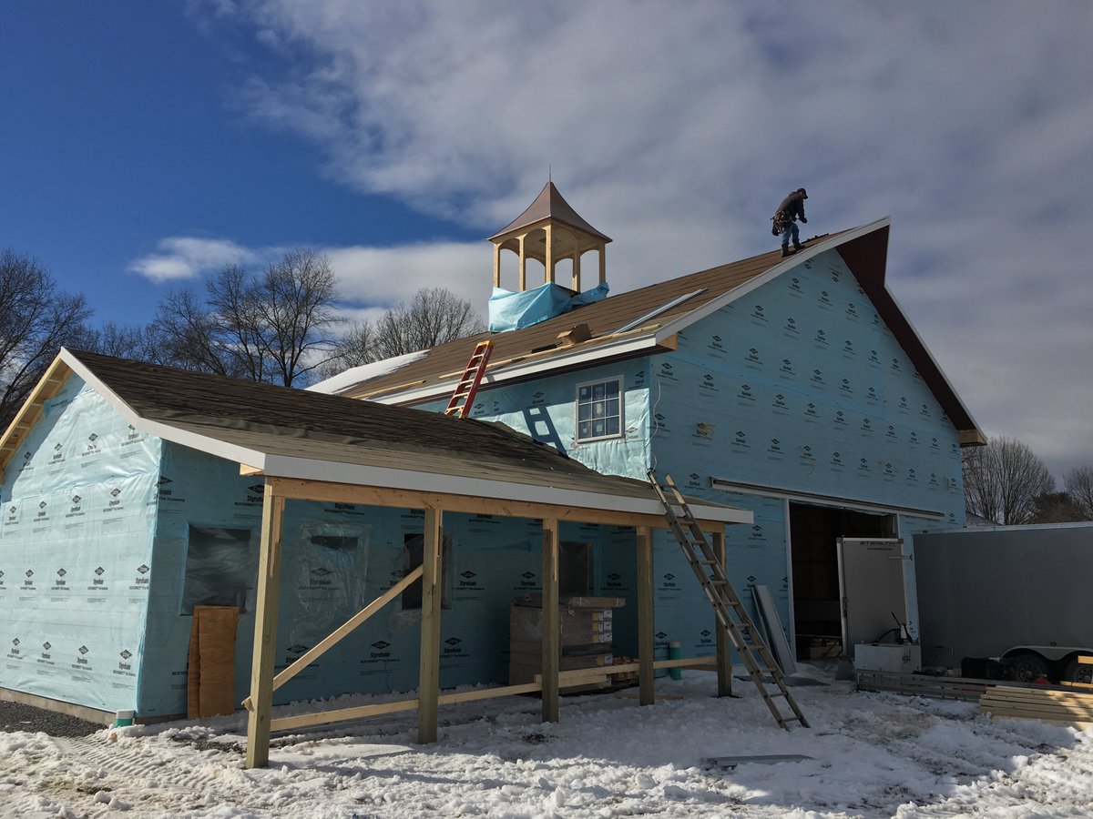 theLRCgroup's tweet photo. Construction continues at @dutchessfair in Rhinebeck, NY. The entrance barn has come a long way in just under a month of construction! https://t.co/h3M58Azx7W