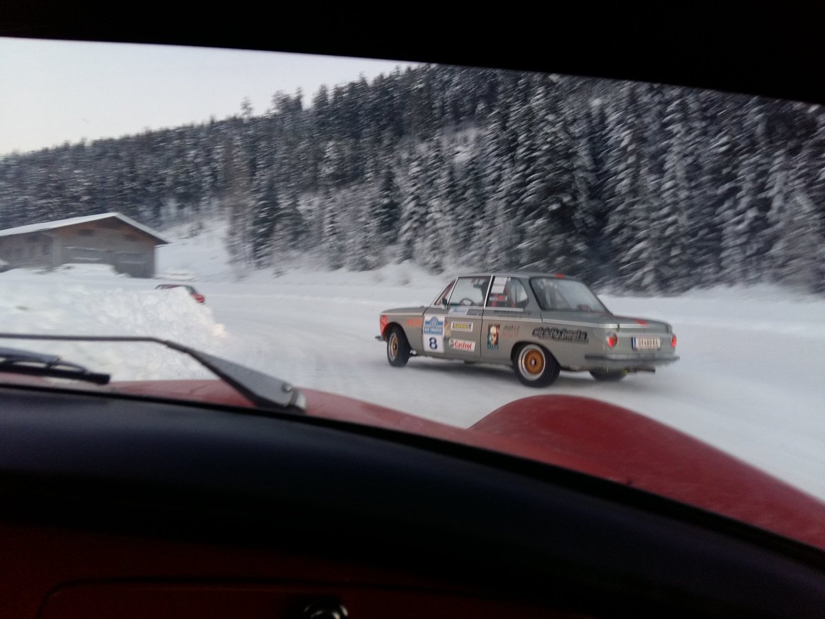 Driven a 60 year old Porsche to Austria in a day and now racing it at the Historic Ice Trophy! Drive home Saturday!