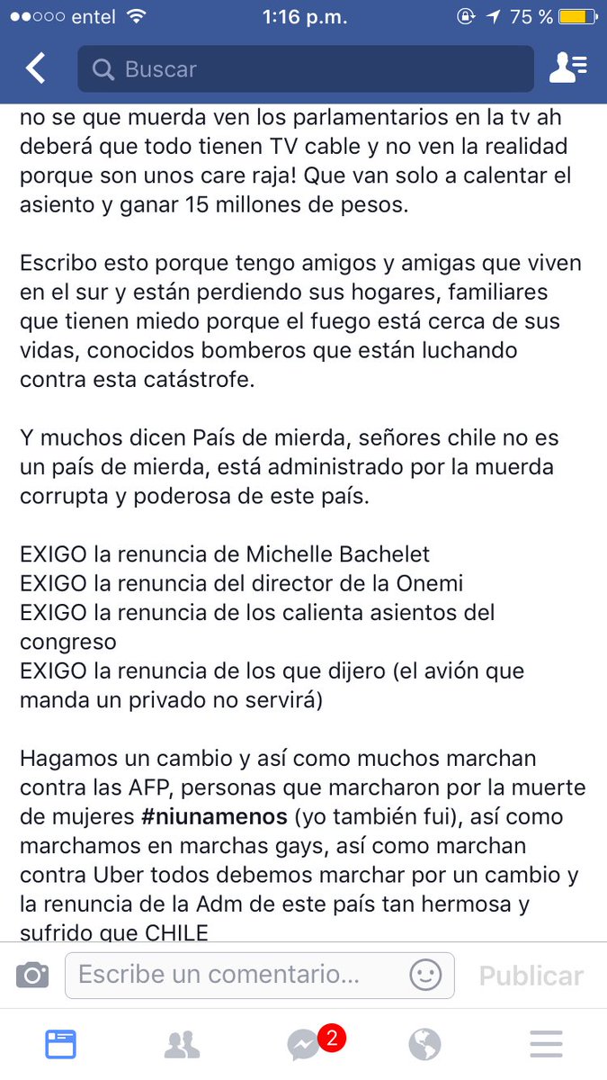 likkejennie_'s tweet photo. @mrs_carvalho  me paro y te aplaudo👏🏻👏🏻 #PrayForChile https://t.co/F2Xx4iQCp5