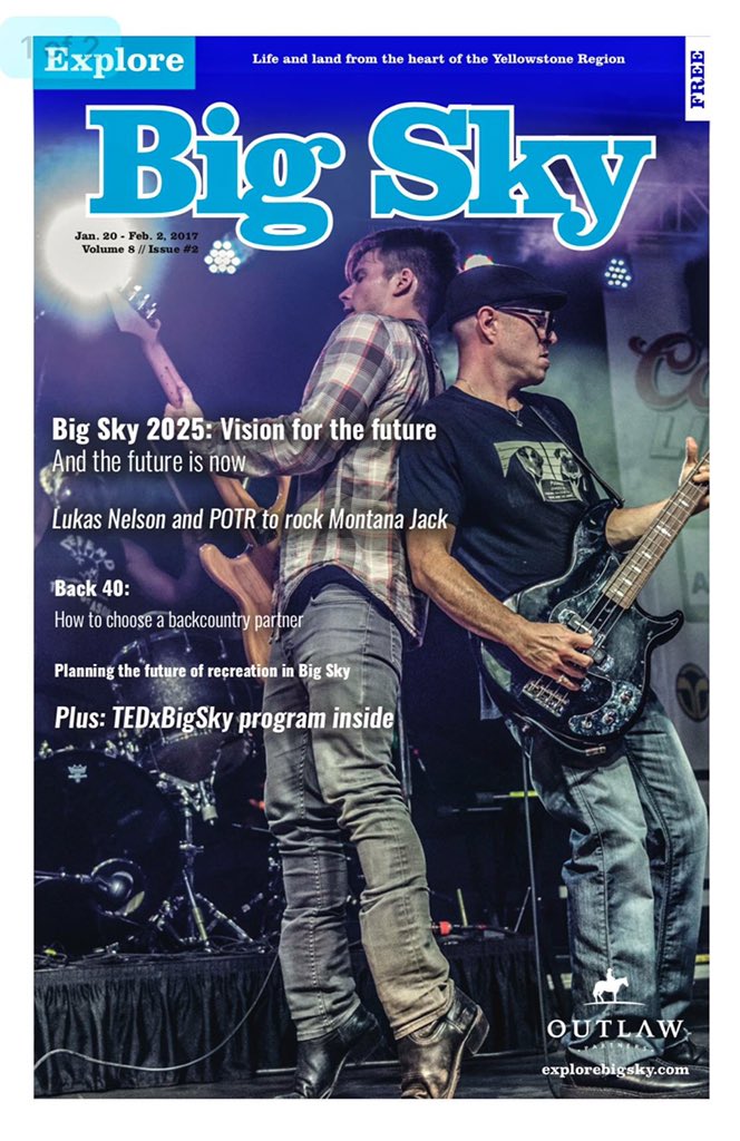 Lukas Nelson & POTR (@potr) on Twitter photo Proud to be on the cover of <a href="/explorebigsky/">Explore Big Sky</a> for our show tomorrow at Mountain Jack
9pm #bigskymontana Proud to be on the cover of <a href="/explorebigsky/">Explore Big Sky</a> for our show tomorrow at Mountain Jack
9pm #bigskymontana