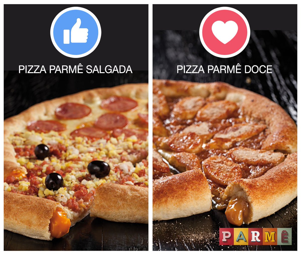 parmebr's tweet photo. Qual será a sua pedida para comemorar o dia da gula? :v
#DiadaGula #Pizza #Parmebr #PedeParme
https://t.co/JdXcie0V2d https://t.co/FIru8hNKvQ