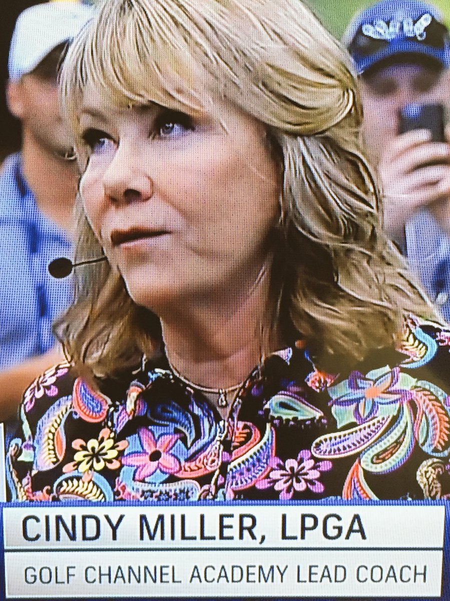 brw066's tweet photo. Wonderful to see @cindymillergolf sharing her #knowledge on the @GolfChannel this morning!!! #Golf https://t.co/VIk4EMqdGf