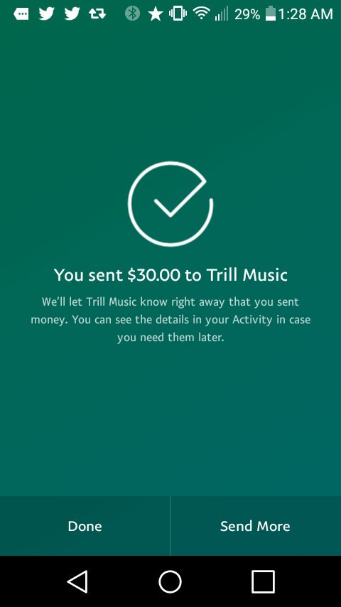 amorelirose's tweet photo. Don't give @TrillMusicPlug your money! They are a scammer! Took $30 on the 19th. I gave them time to give the acc. But no

Rt to spread! https://t.co/GYMlXZHOOS