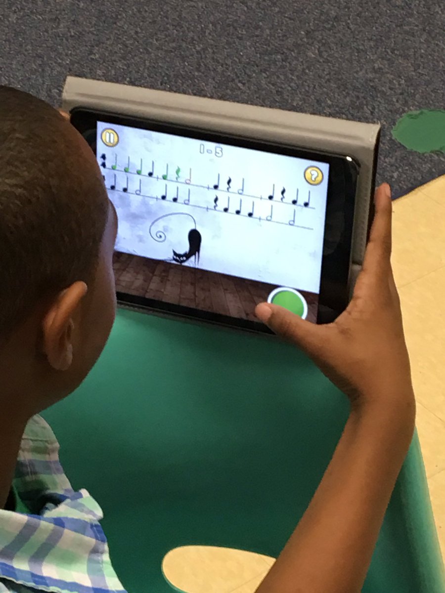 LindenHillMusic's tweet photo. We love the Rhythm Cat app! Learning to read music is fun and interactive #LHEpride https://t.co/DZOmhbJC6Y