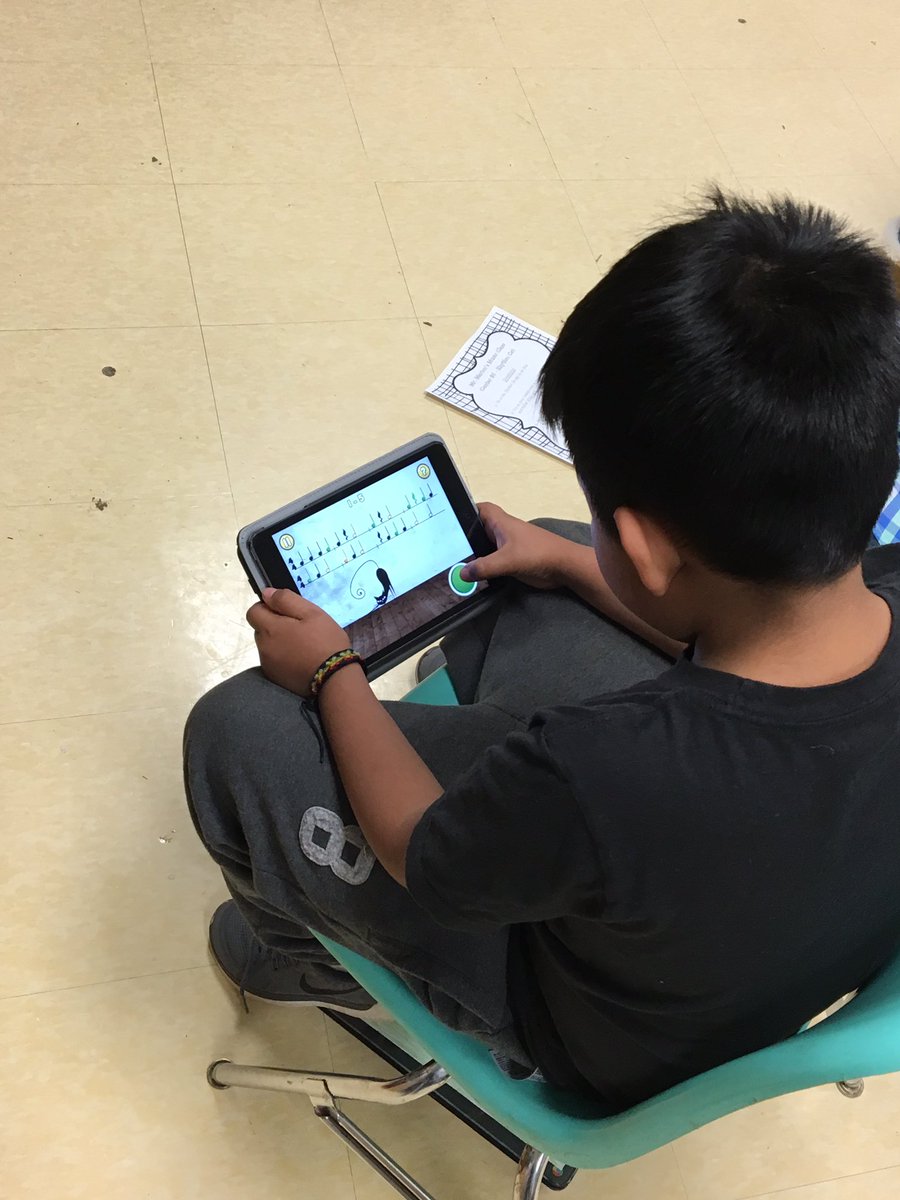 LindenHillMusic's tweet photo. We love the Rhythm Cat app! Learning to read music is fun and interactive #LHEpride https://t.co/DZOmhbJC6Y