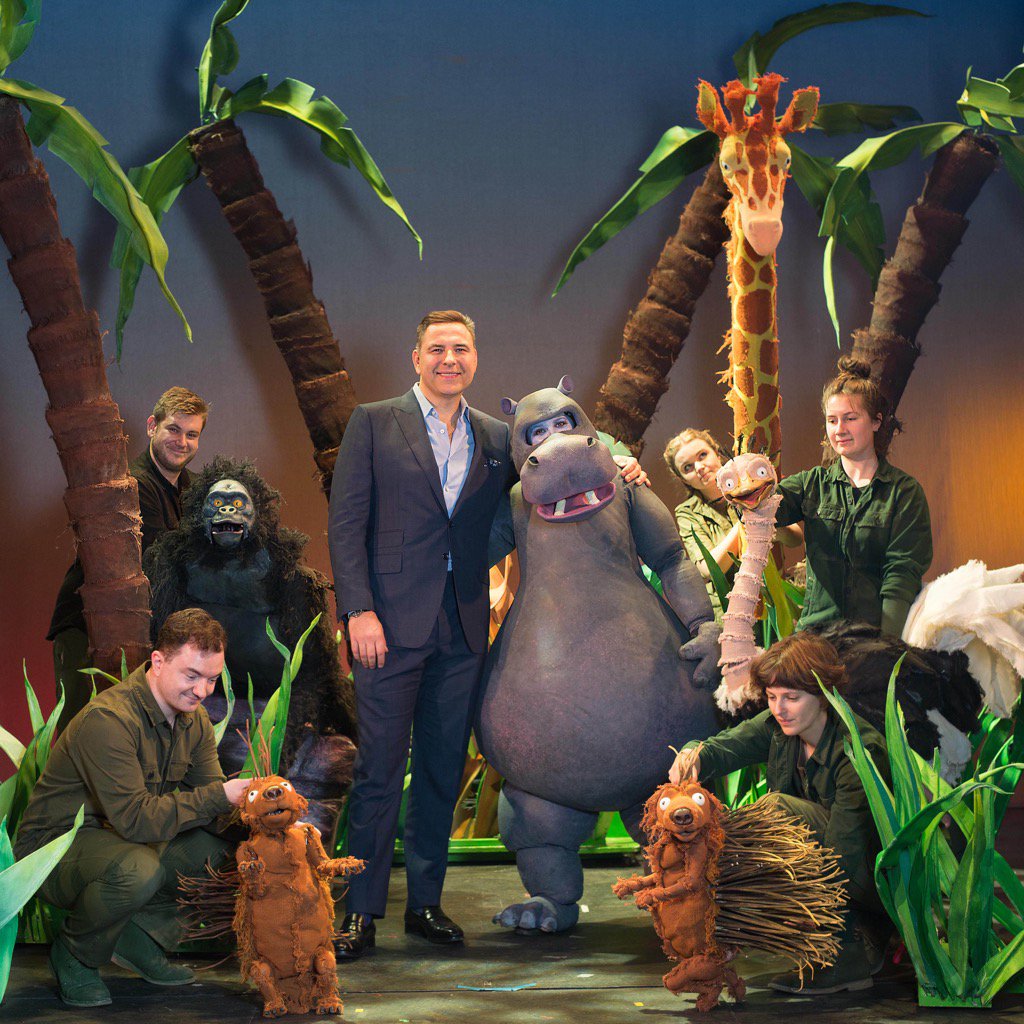 davidwalliams's tweet photo. The show of my book 'First Hippo on the Moon' is landing i@grandoperayork 7th to 9th Feb @PetitsTheatre #FirstHippo https://t.co/RDsBoQjhkM