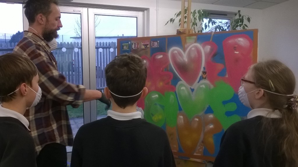 Just the finishing touches..... #youngcarersawarenessday