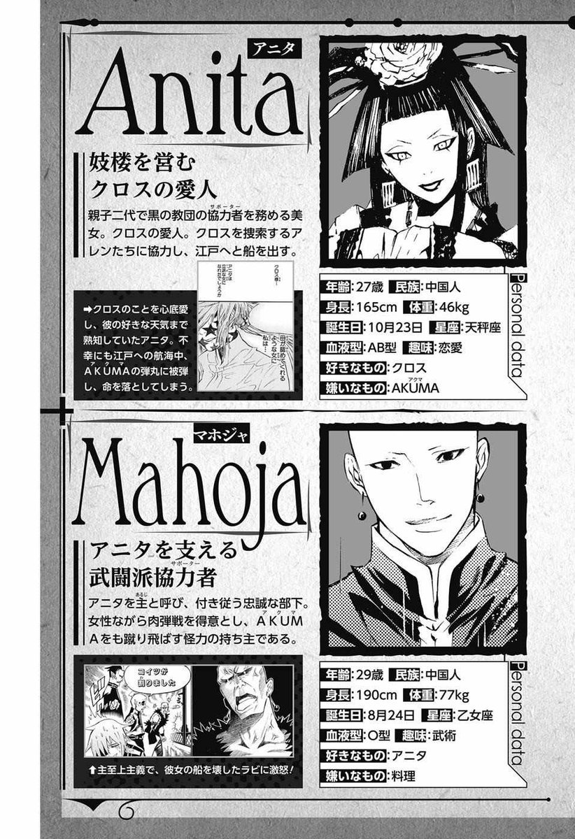 Kanda Yu ต วอย าง D Gray Man Official Fan Book Gray Log 2 Dgrayman
