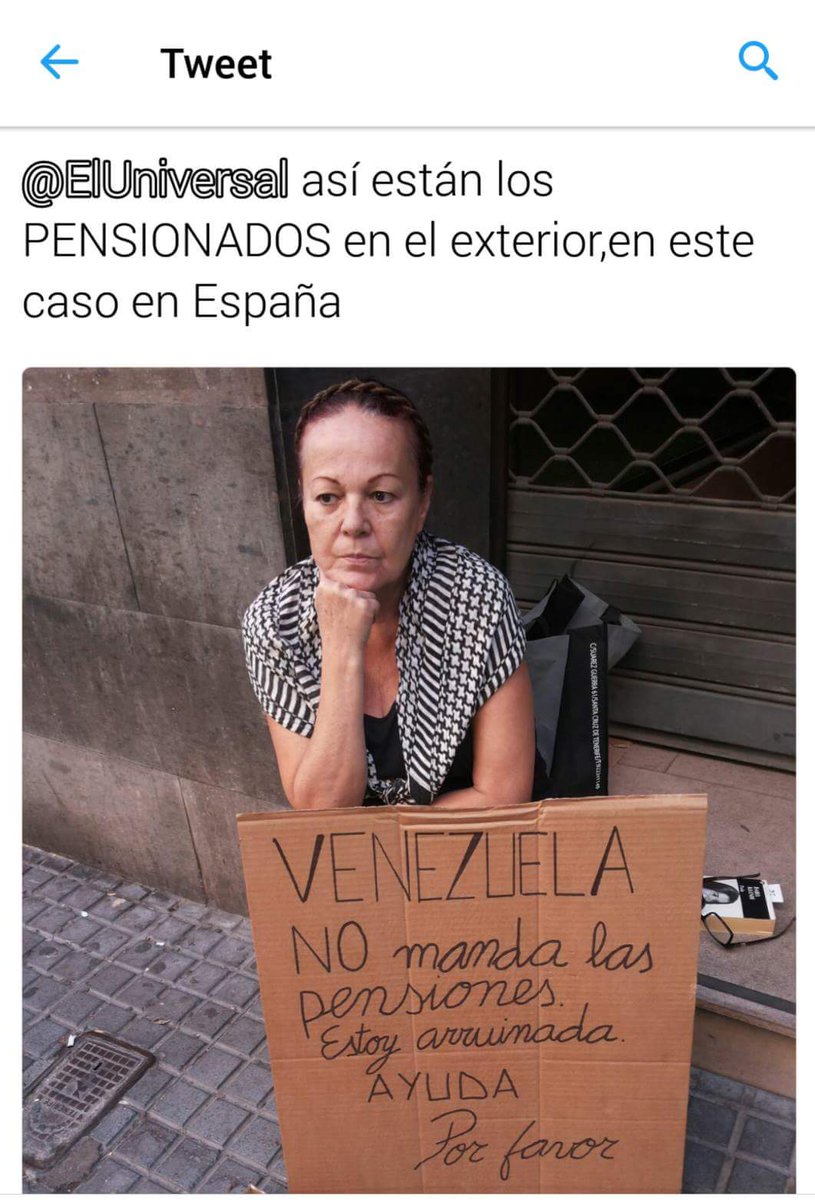 pensivssex1950's tweet photo. @cuatro @_ABallester @marianorajoy
También lo es el velar por situación de ESPAÑOLES retornados de Venezuela. Exija a Maduro cumpla Convenio https://t.co/pj843Xou0X