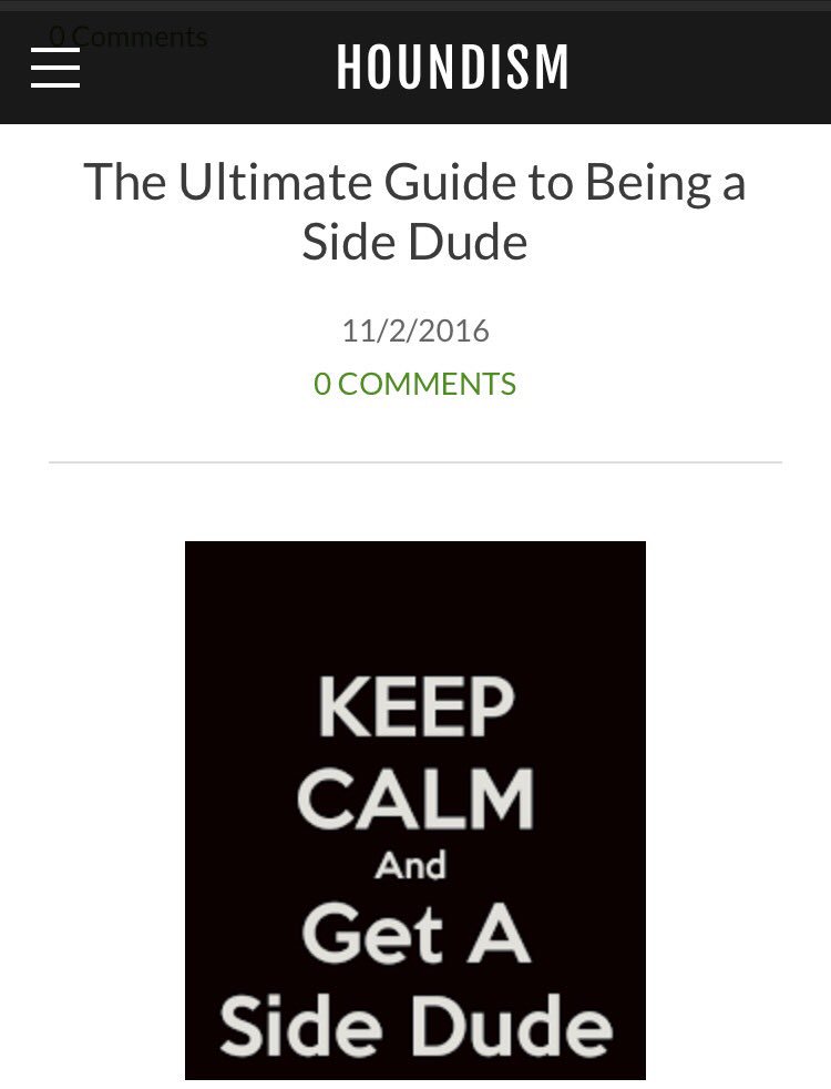 HoundismBlog's tweet photo. The ULTIMATE guide to playin your position perfectly as a side dude https://t.co/zhneeAd43y https://t.co/trVVRe4mxF
