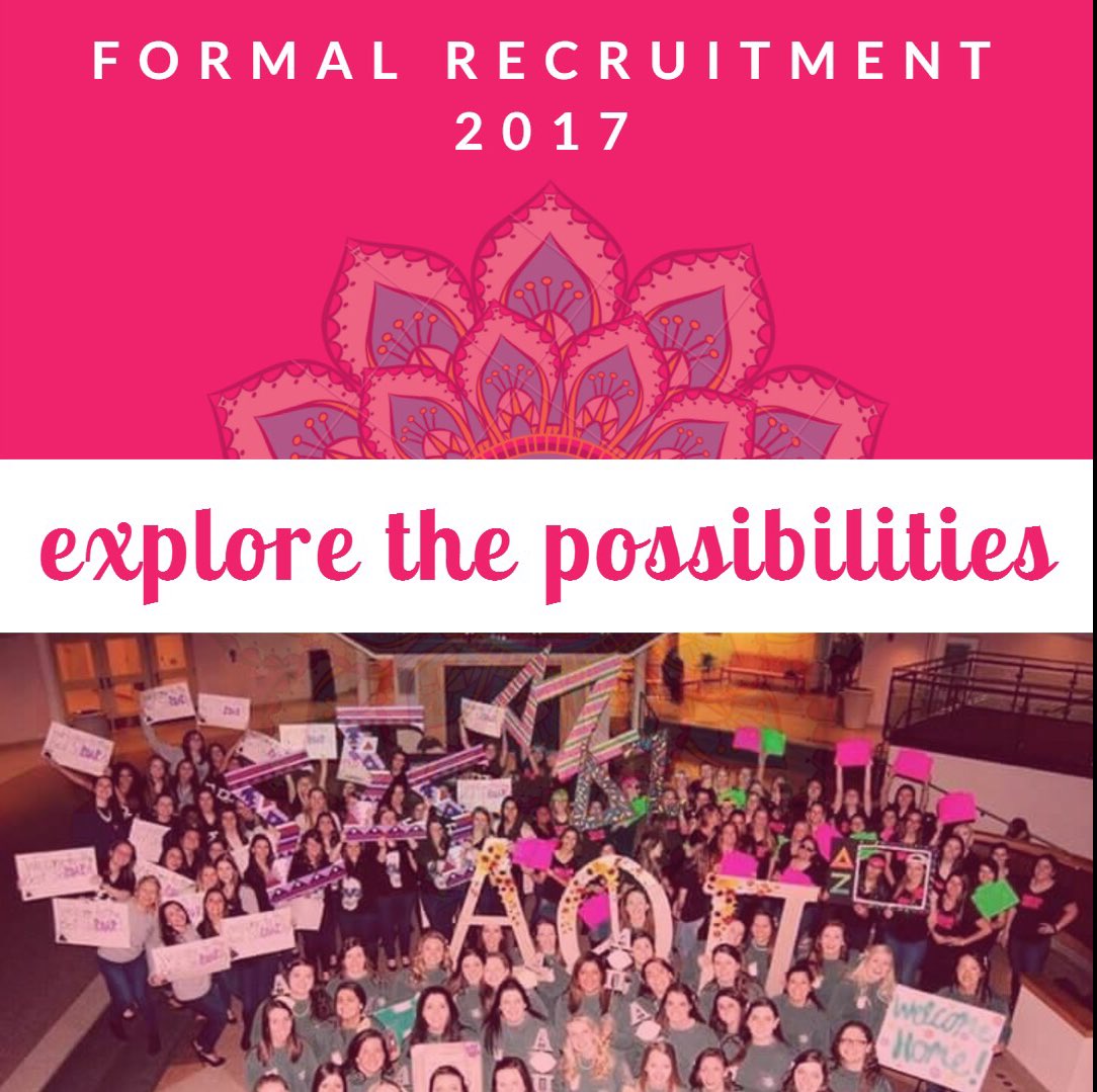 We're kicking off Formal Recruitment weekend a little early with Orientation tonight at 9:30 in Papitto/Heritage!