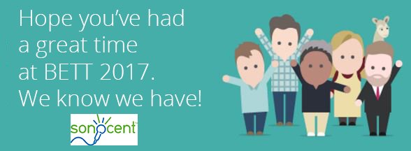 sonocent's tweet image. Can't believe it's near the end of the #bettshow! Hope you've all had a great time! #bettshow2017 #Bett2017 #bettchat #edchat #bye #thanks
